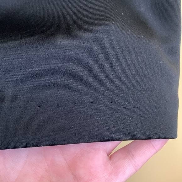 New York & Company | NWT Black Flutter Cap Sleeve Split V-Neck Sheath Dress MP - Picture 10 of 17